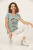 Women's Print Detail Cotton T-Shirt MEPST418