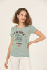 Women's Print Detail Cotton T-Shirt MEPST418