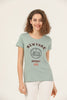 Women's Print Detail Cotton T-Shirt MEPST418