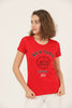 Women's Print Detail Cotton T-Shirt MEPST420