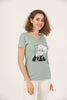 Women's Print Detail Cotton T-Shirt MEPST424