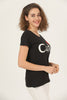 Women's Print Detail Cotton T-Shirt MEPST434