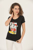 Women's Print Detail Cotton T-Shirt MEPST436