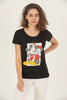 Women's Print Detail Cotton T-Shirt MEPST436