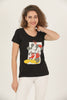 Women's Print Detail Cotton T-Shirt MEPST436