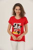 Women's Print Detail Cotton T-Shirt MEPST438