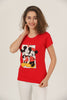 Women's Print Detail Cotton T-Shirt MEPST438