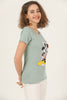 Women's Print Detail Cotton T-Shirt MEPST440