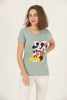 Women's Print Detail Cotton T-Shirt MEPST440