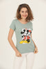 Women's Print Detail Cotton T-Shirt MEPST440