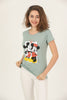 Women's Print Detail Cotton T-Shirt MEPST440