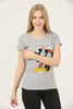 Women's Print Detail Cotton T-Shirt MEPST441