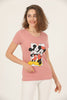 Women's Print Detail Cotton T-Shirt MEPST442