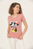 Women's Print Detail Cotton T-Shirt MEPST442