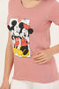 Women's Print Detail Cotton T-Shirt MEPST442