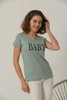 Women's Print Detail Cotton T-Shirt MEPST445