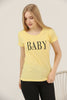 Women's Print Detail Cotton T-Shirt MEPST446