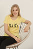 Women's Print Detail Cotton T-Shirt MEPST446
