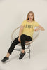 Women's Print Detail Cotton T-Shirt MEPST446