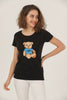 Women's Print Detail Cotton T-Shirt MEPST462