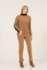 Womens 2 Piece Knitted Contrast Detail Knit Co Ord Set WTWCD583