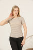 Women's Textured Detail Cotton T-Shirt MEPST464