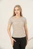 Women's Textured Detail Cotton T-Shirt MEPST464