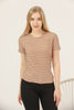 Women's Textured Detail Cotton T-Shirt MEPST465