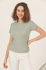 Women's Textured Detail T-Shirt MEPST469