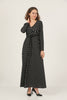 Women's Polka Dot Print Printed Maxi Dress - MWMSD136