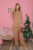 Womens 2 Piece Button Detail Knit Co Ord Set WTWCD589