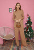 Womens 2 Piece Button Detail Knit Co Ord Set WTWCD589