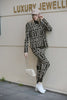 Womens 3 Piece Knitted Pattern Detail Knit Co Ord Set WTWCD595