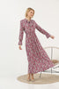 Women's Floral Print Printed Maxi Dress - MWMSD137