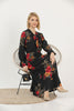 Women's Floral Print Printed Maxi Dress - MWMSD140