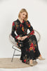 Women's Floral Print Printed Maxi Dress - MWMSD140