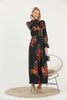 Women's Floral Print Printed Maxi Dress - MWMSD140