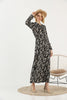 Women's Floral Print Printed Maxi Dress - MWMSD141