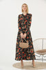 Women's Floral Print Printed Maxi Dress - MWMSD142