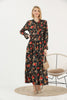 Women's Floral Print Printed Maxi Dress - MWMSD142