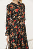 Women's Floral Print Printed Maxi Dress - MWMSD142