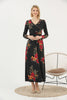 Women's Floral Print Printed Maxi Dress - MWMSD143