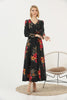 Women's Floral Print Printed Maxi Dress - MWMSD143