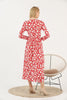 Women's Floral Print Printed Maxi Dress - MWMSD150