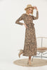 Women's Animal Print Printed Maxi Dress - MWMSD146