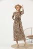 Women's Animal Print Printed Maxi Dress - MWMSD146