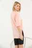 Women's Oversized Printed Detail Cotton T-Shirt MEPST496