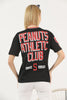 Women's Oversized Printed Detail Cotton T-Shirt MEPST485