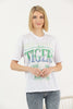 Women's Oversized Printed Detail Cotton T-Shirt MEPST484