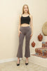 Womens Flared Straight Waist Pants - MEFP3